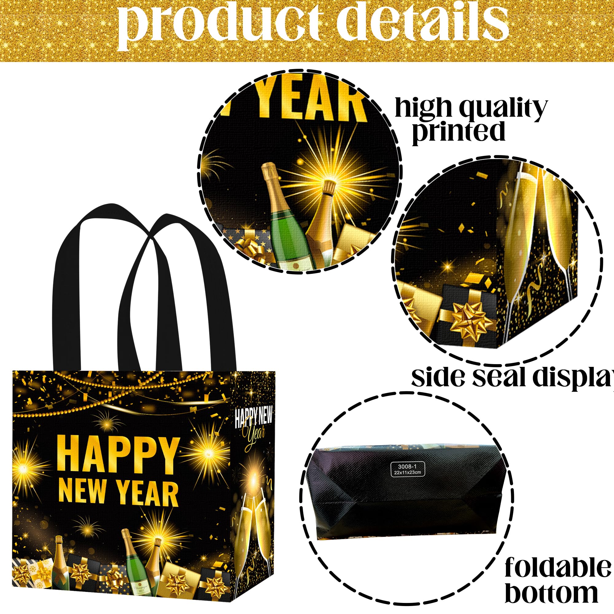 Amazon.com: umoni Happy New Year Handbags 2026 New Years Eve Party
