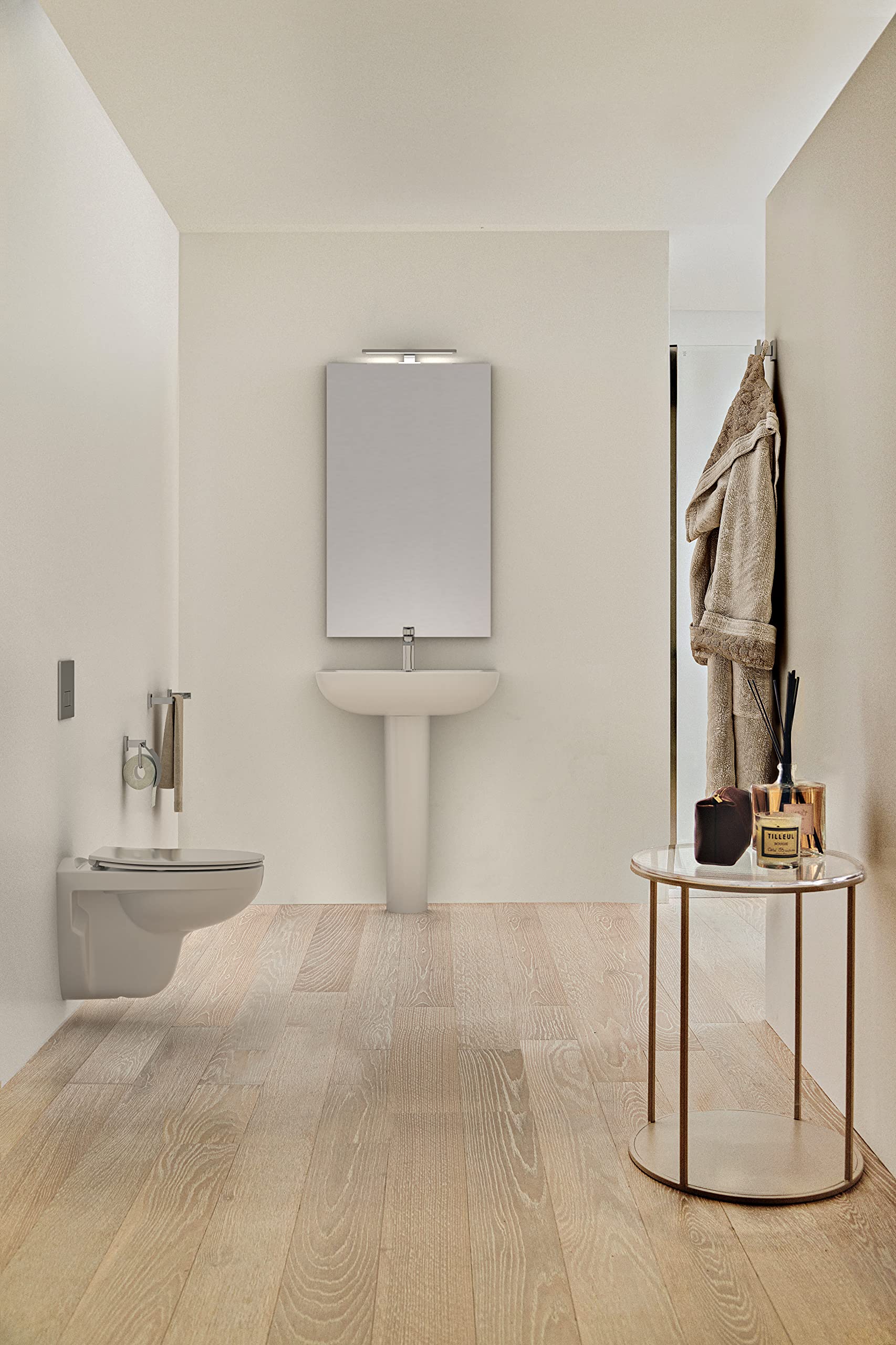 Ideal Standard Eurovit Colonna Quarzo - Bianco - 1 Foro - Libera Installazione