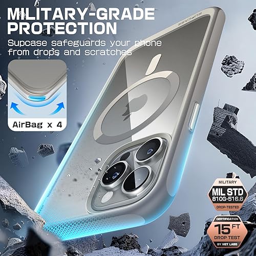 Miniatura 5 de SUPCASE Unicorn Beetle Mag - Funda para iPhone 15 Pro Max de 6.7 pulgadas (2023), compatible con MagSafe a prueba de golpes, funda delgada y