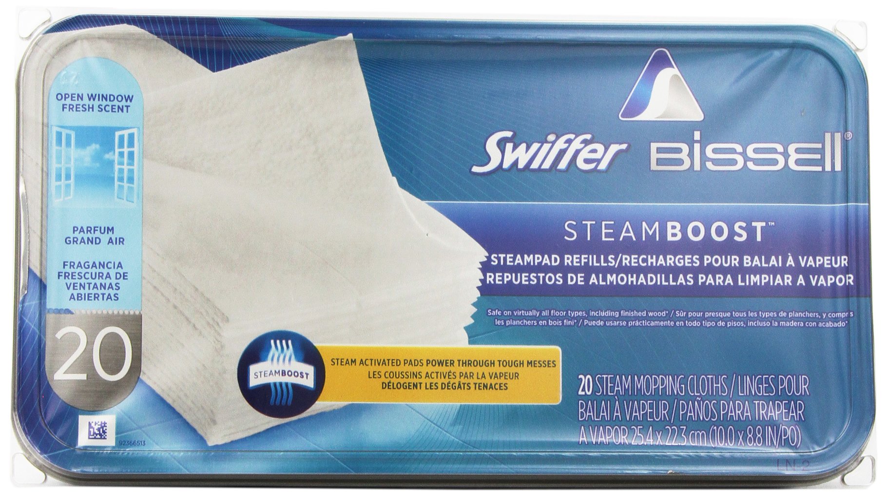 SwifferSwiffer Steamboost Steam Pad Refills Open Window Fresh Scent, 20 ct