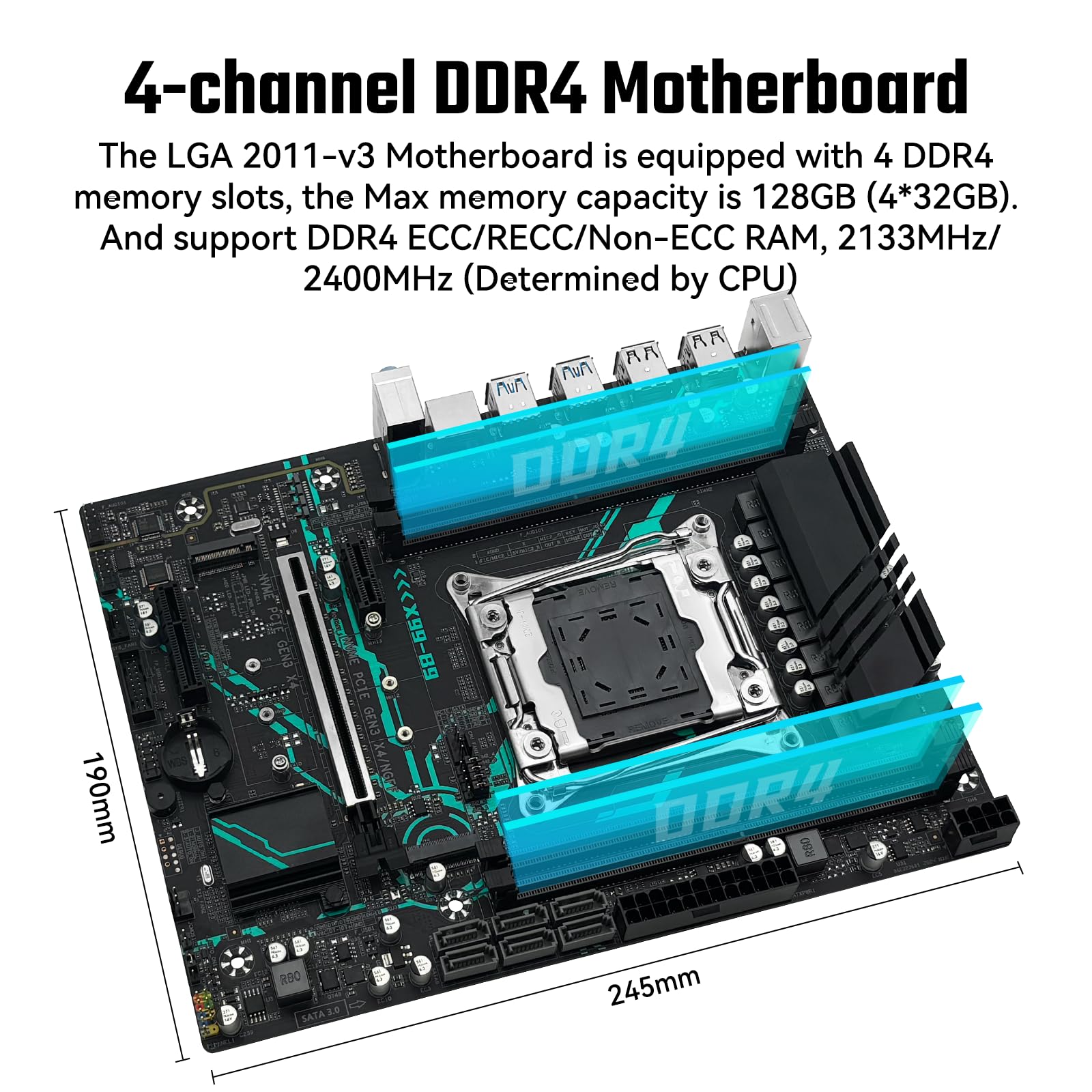 Amazon | SHANGZHAOYUAN X99 B9 マザーボード LGA 2011-V3 サーバー