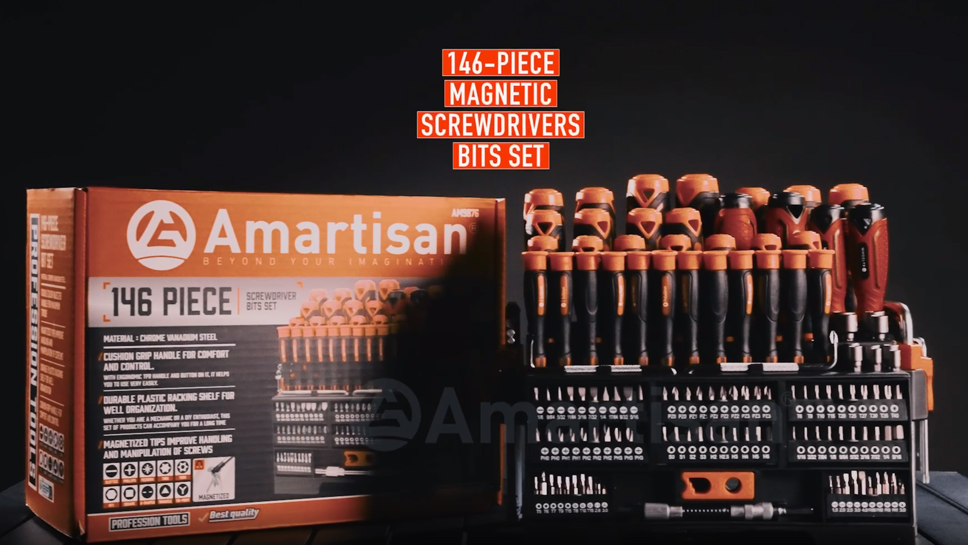 Amazon.com: Amartisan 146-piece Magnetic Screwdrivers DIY Tools