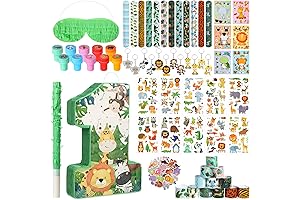 Pasimy Safari Pinata: 95-Piece Jungle Extravaganza
