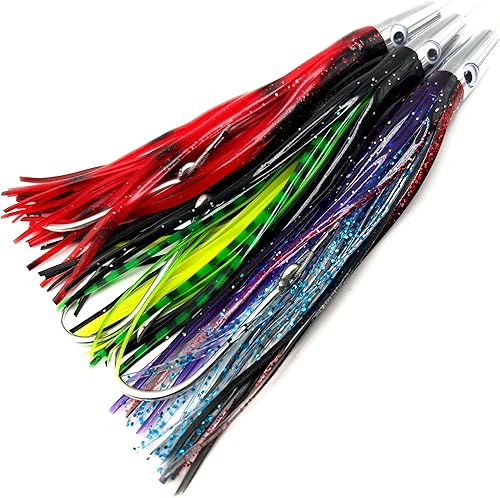 Miniatura 7 de Torpedo de alta velocidad Wahoo Trolling Señuelos Cable de alambre Aparejo Wahoo Señuelos