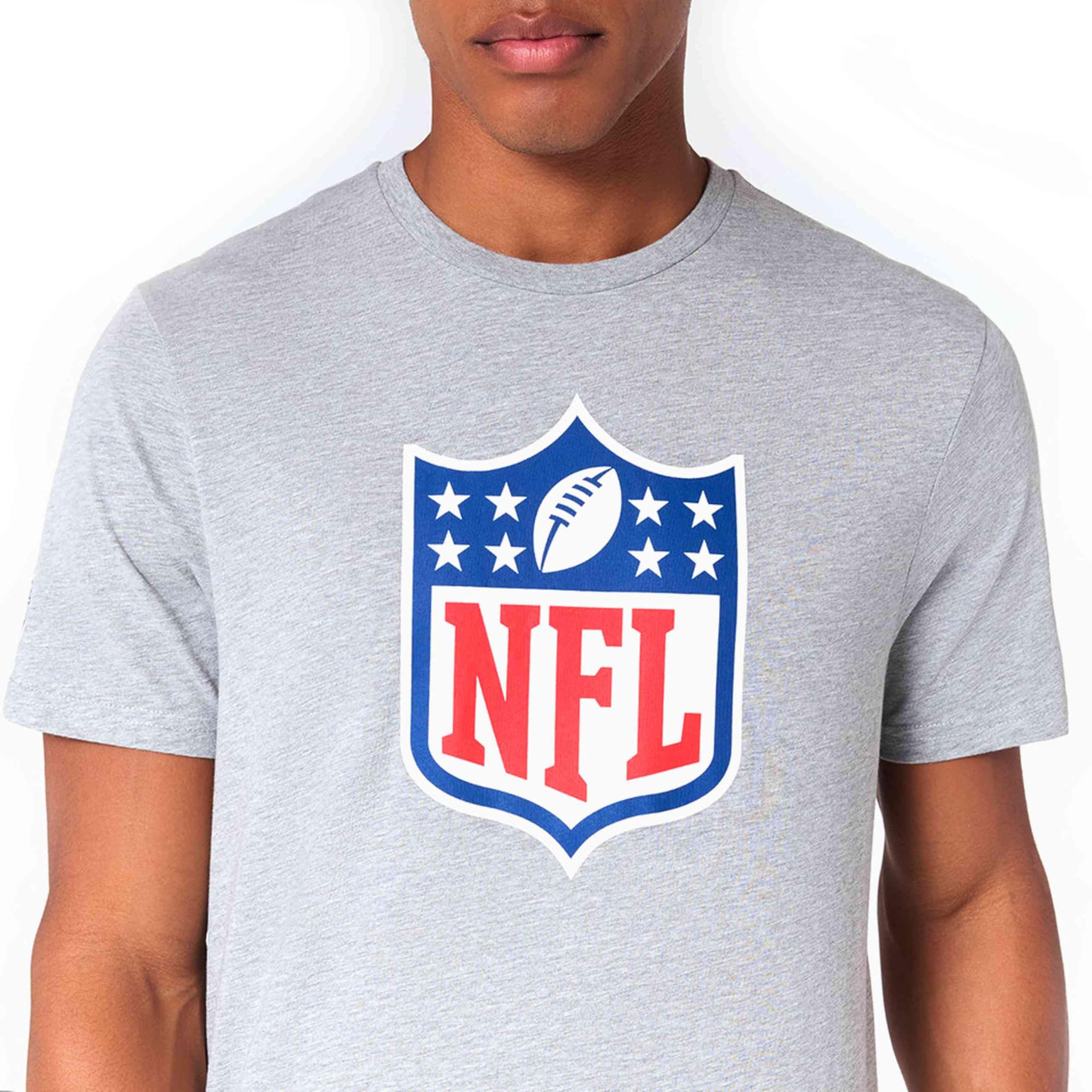 New Era NFL Shield NFL Team Logo Grey T-Shirt โ image 1