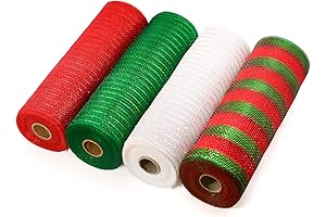 Koopi Deco Mesh for Enchanting Christmas Wreaths