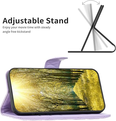 Miniatura 2 de jioeuinly Kalley Black 3 Case Compatible with Kalley Black 3 Phone Case Cover Flip Stand Cover Women Wallet XXF Purple