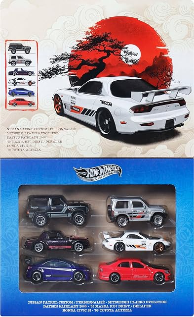 Foto 7 de 7 de Hot Wheels Silver Series Calles de Japón Pack de 6