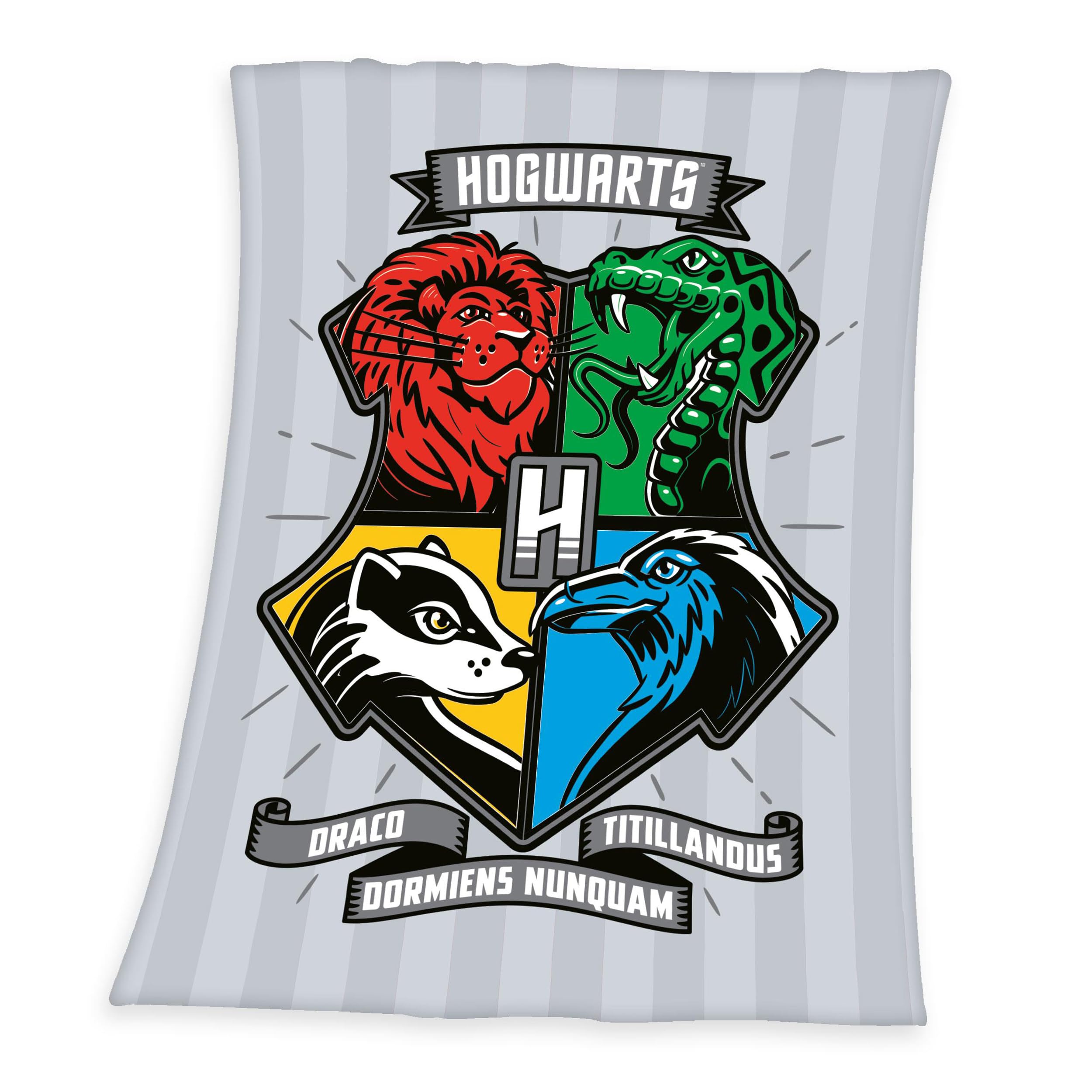Herding Fleece Blanket, Polyester, Multicolored, 130 x 170 cm