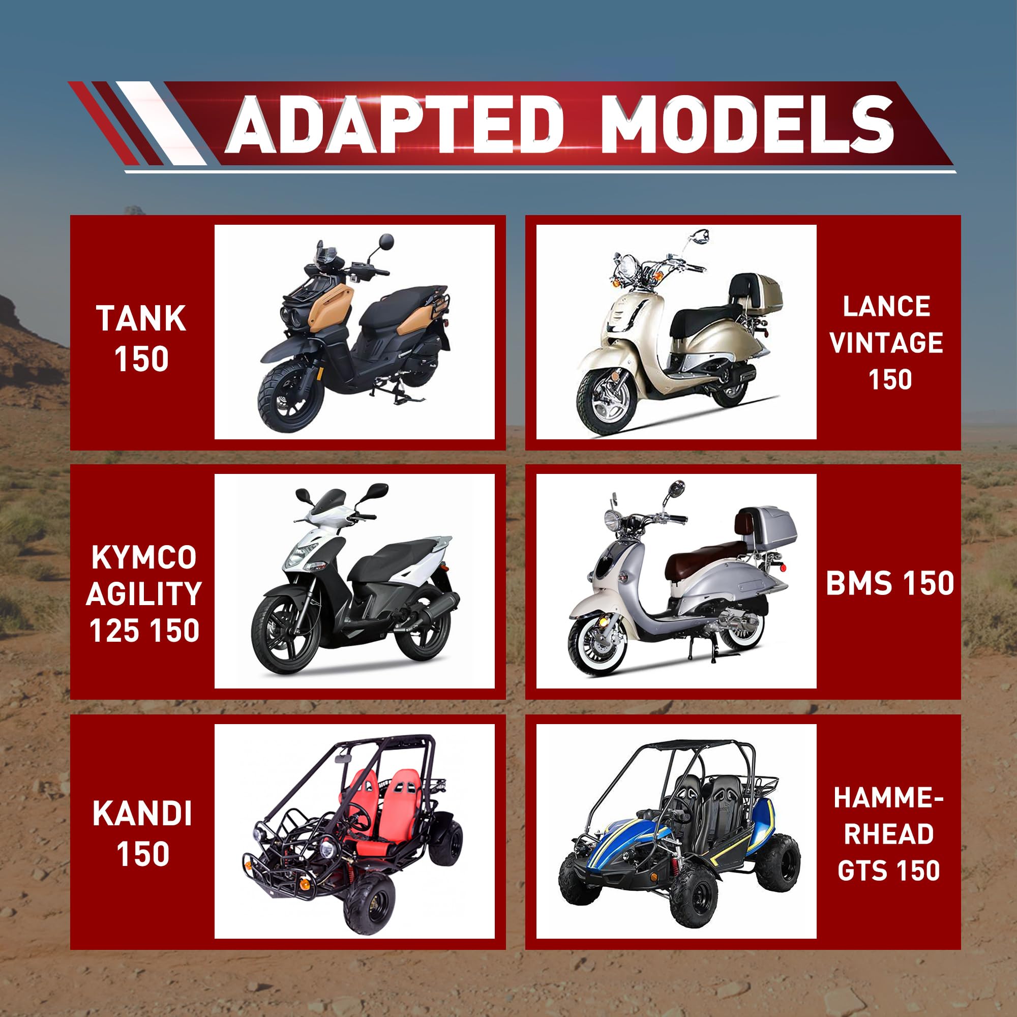 WOOSTAR Frizione Posteriore Completa Assemblea Sostituzione per 4 Tempi GY6 125cc 150cc Scooter Go Kart ATV 4 Ruote 152QMI 157QMJ Motore