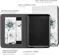 Vista 6 de CoBak Case with Stand for for 6" Kindle (2024 & 2022, 11th Gen) – PU Leather Smart Cover with Auto Sleep/Wake & Hand Strap, Premium Protective Case