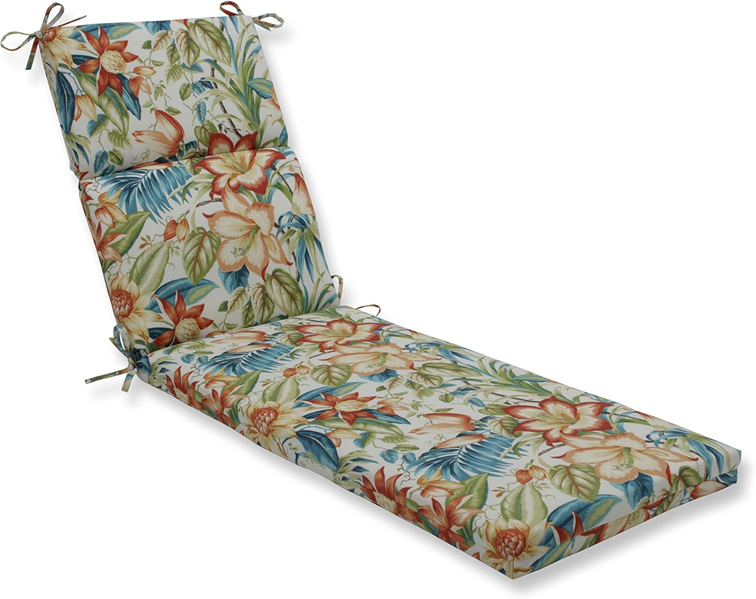 Pillow Perfect Outdoor/Indoor Botanical Glow Tiger Lily