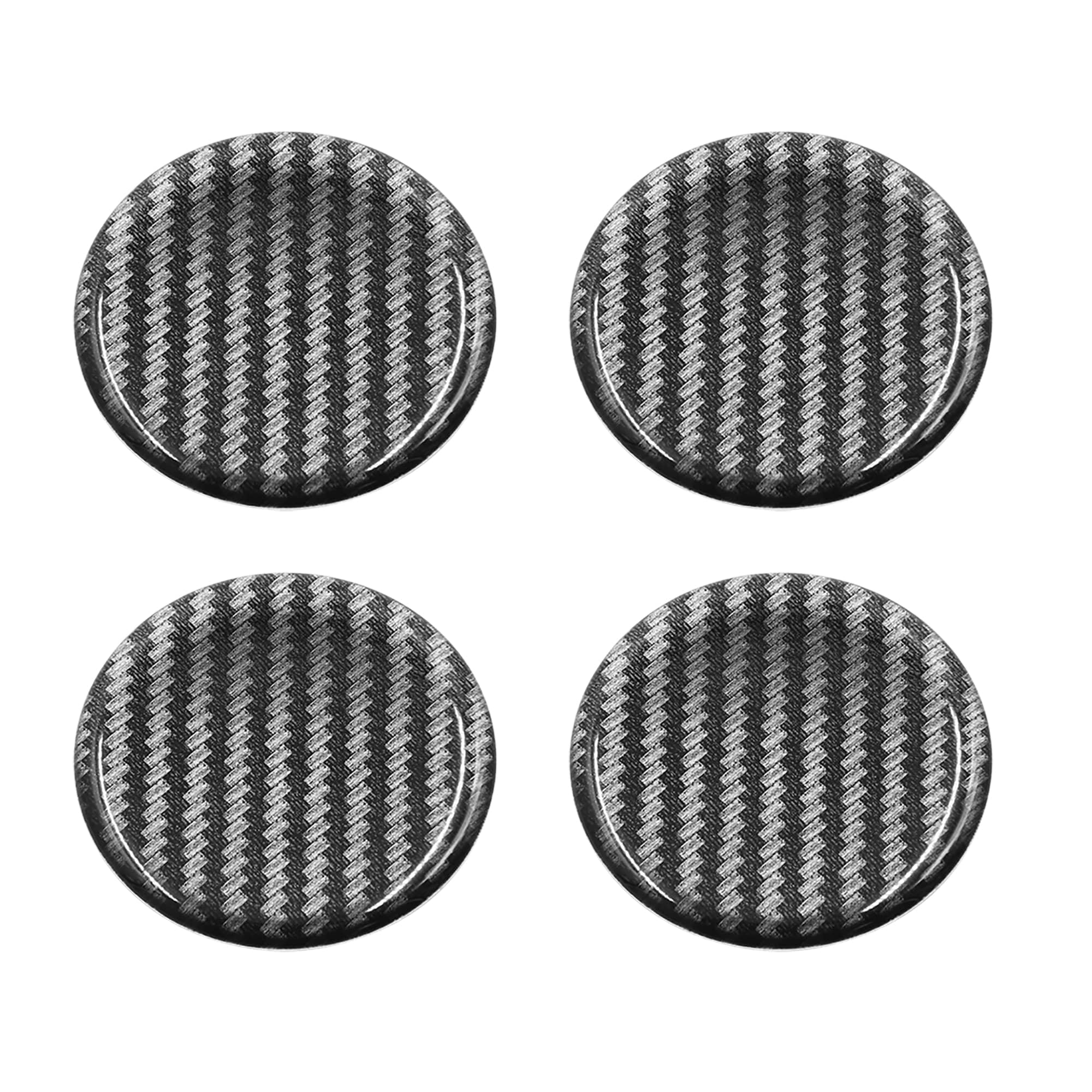 NINISPack Of 4 Wheel Hub Centre Caps for Volvo S60 64mm, Car Hub Cover Sticker Waterproof Dust Proof Rust-Proof Decorative Accessories