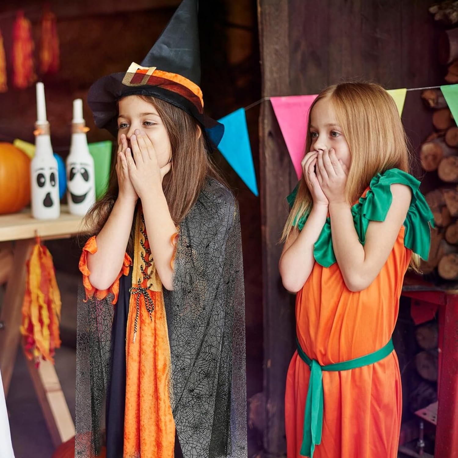 ABTOLS Halloween Cape for Women, Halloween Party Role Play Dress Up Cloak
