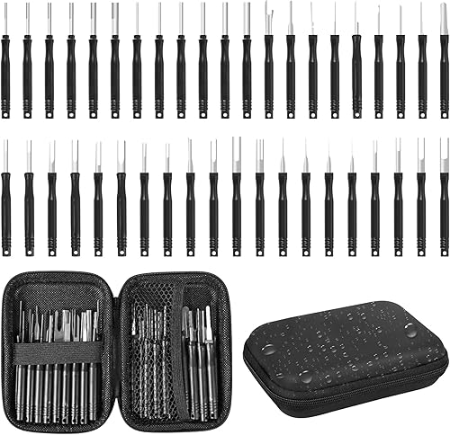Vista 28 de Kit de herramientas de extracción de terminales, 172 piezas, herramienta de desfilado, conector eléctrico, kit de herramientas de extracción