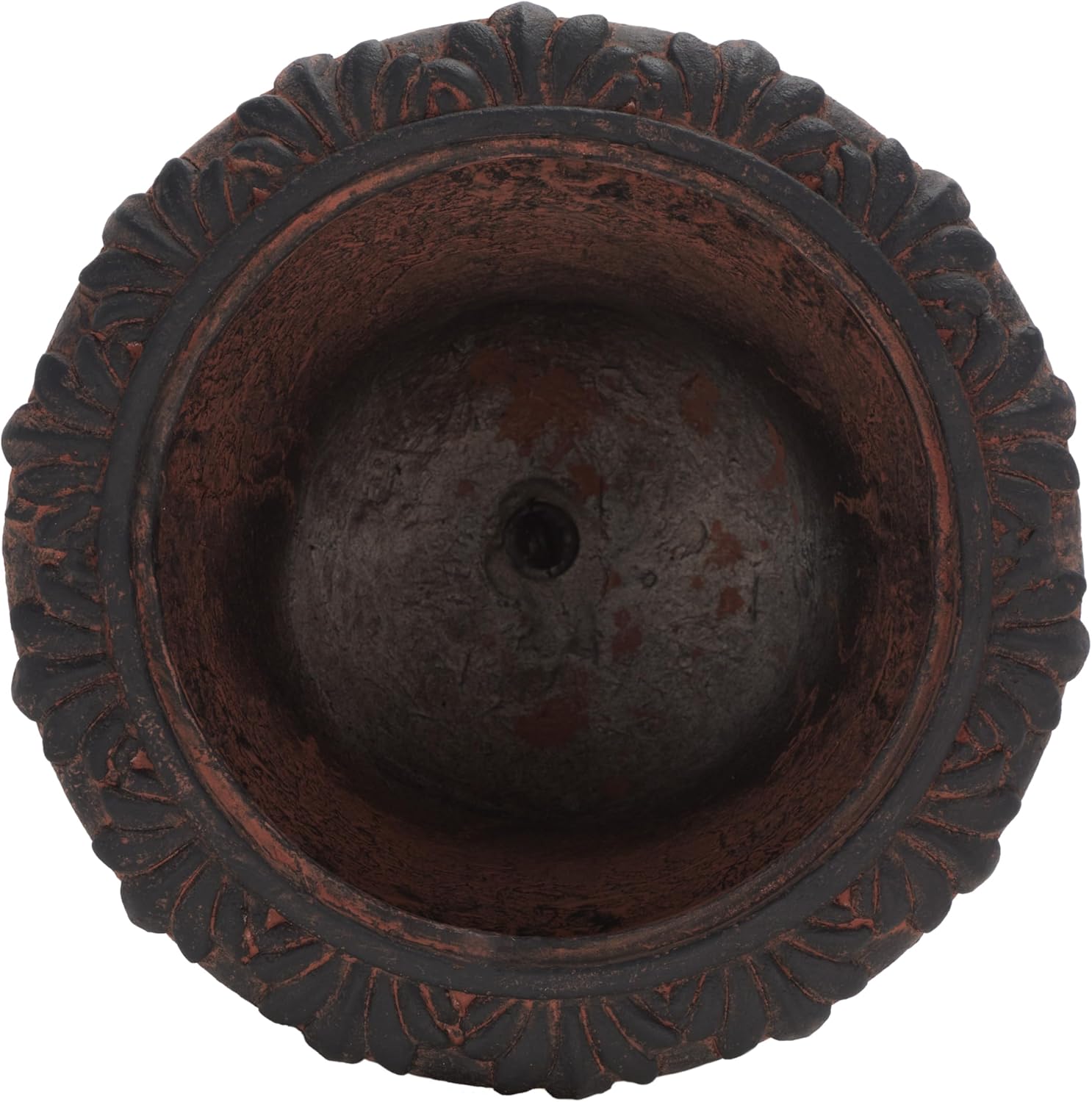 SAFAVIEH Outdoor Collection Paul Traditional Brown Planter (Fully Assembled)