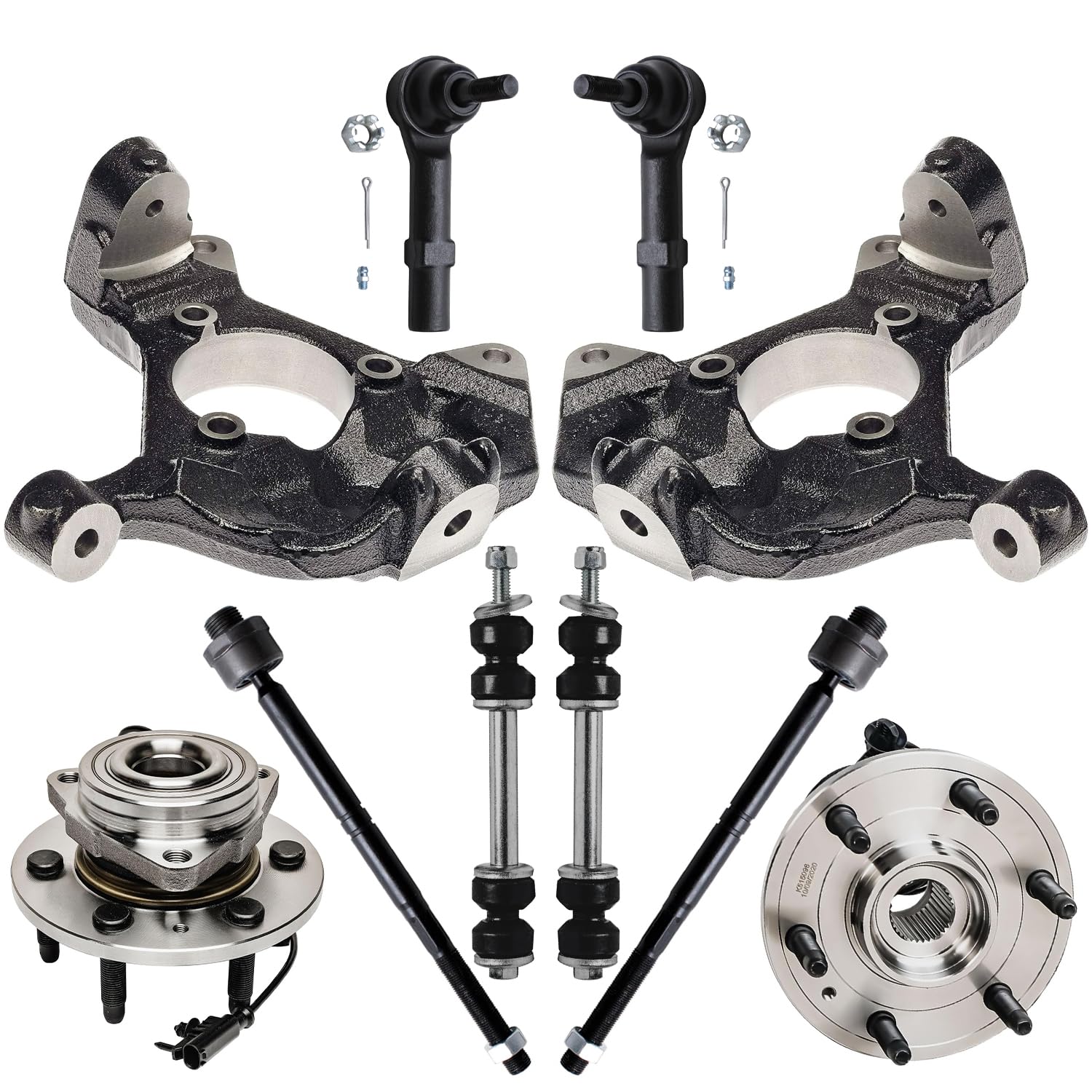 Detroit Axle - 4WD Front Knuckles Kit for 2007-2013 Chevy Silverado 1500