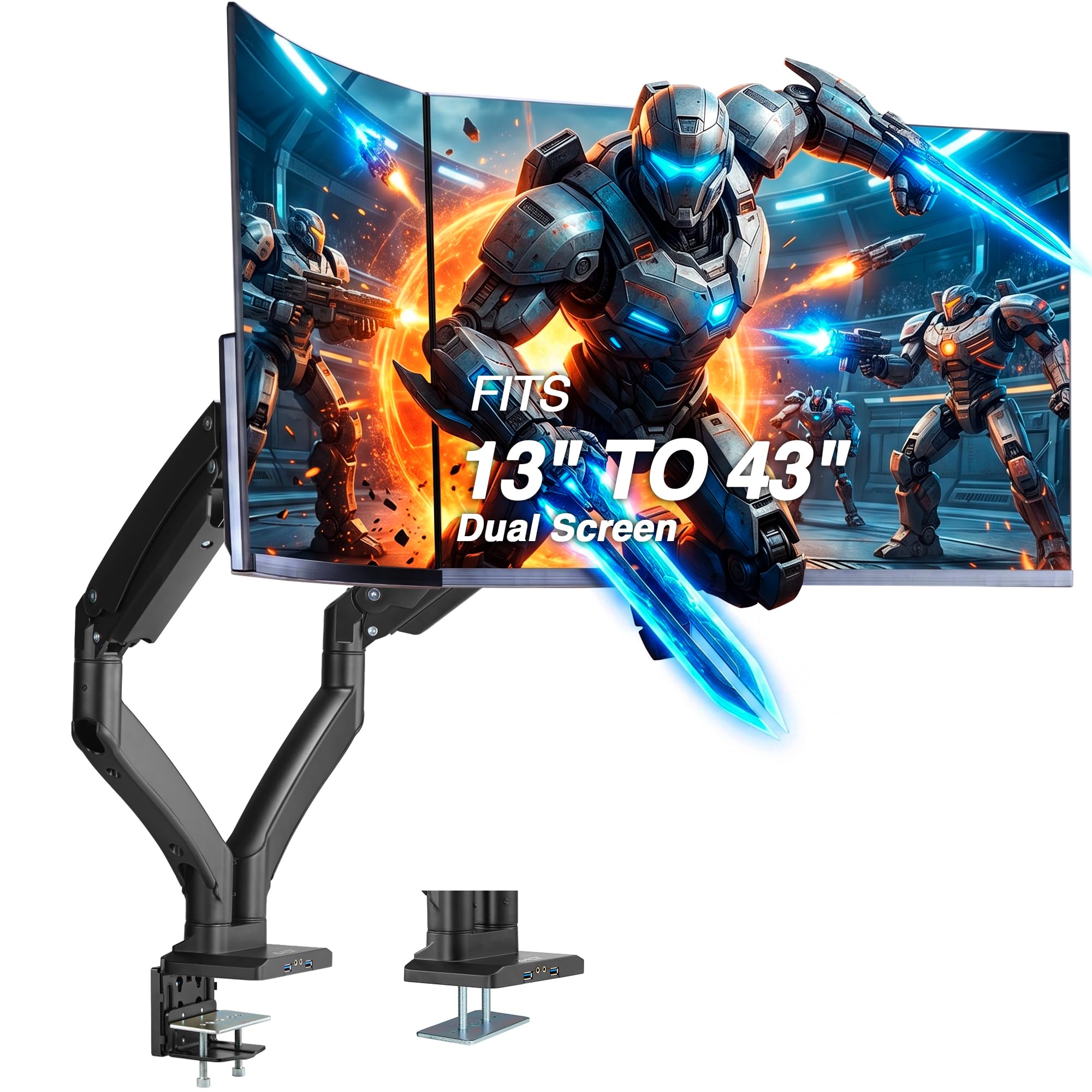 AVLT Dual Monitor Arm