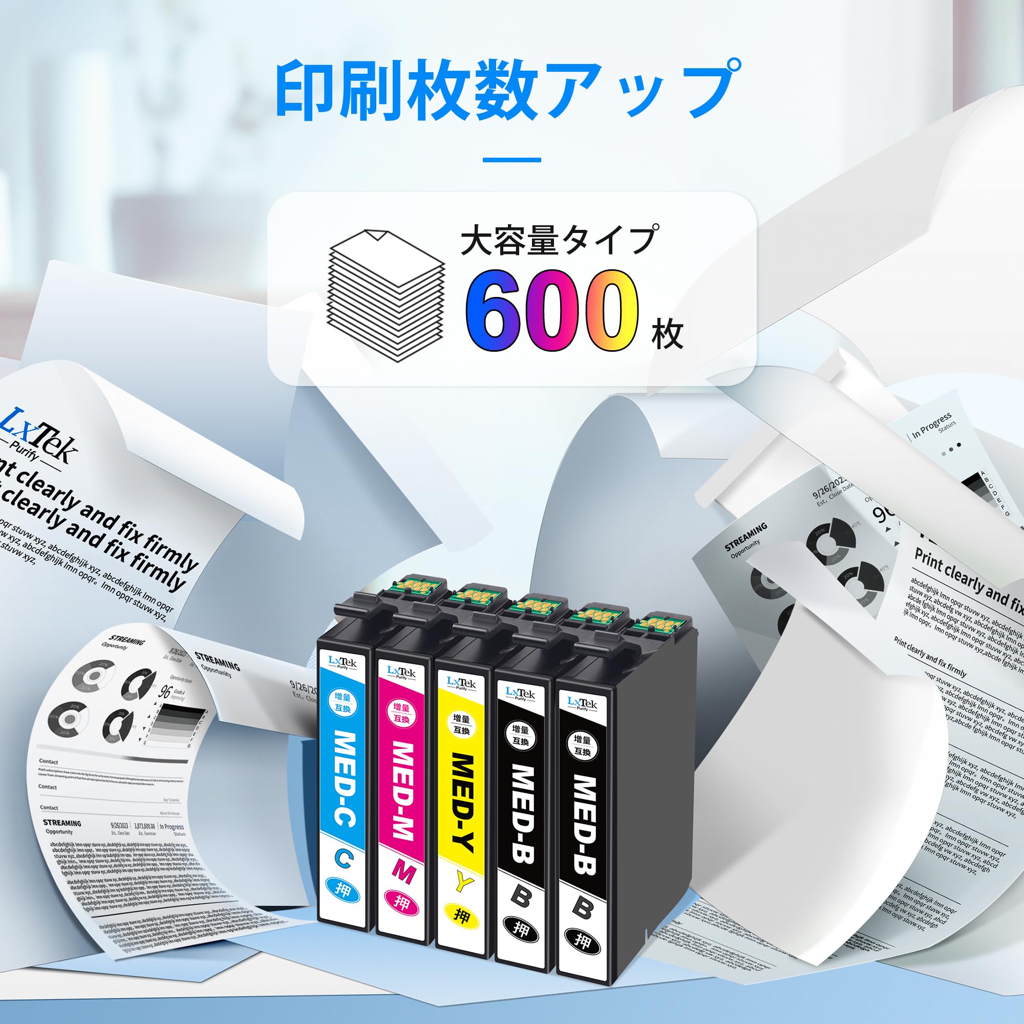 Amazon.co.jp: LxTek Purify MED-4CL エプソン用 インク