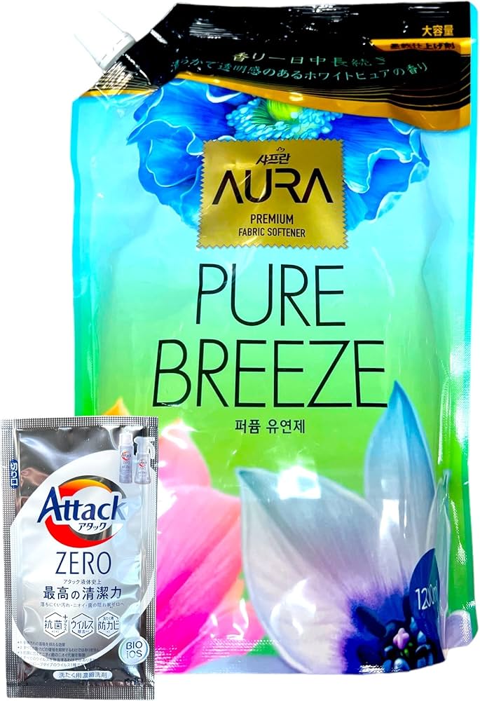 Amazon | 【Amazon.co.jp 限定】AURA PREMIUM FABRIC SOFTENER ピュア 