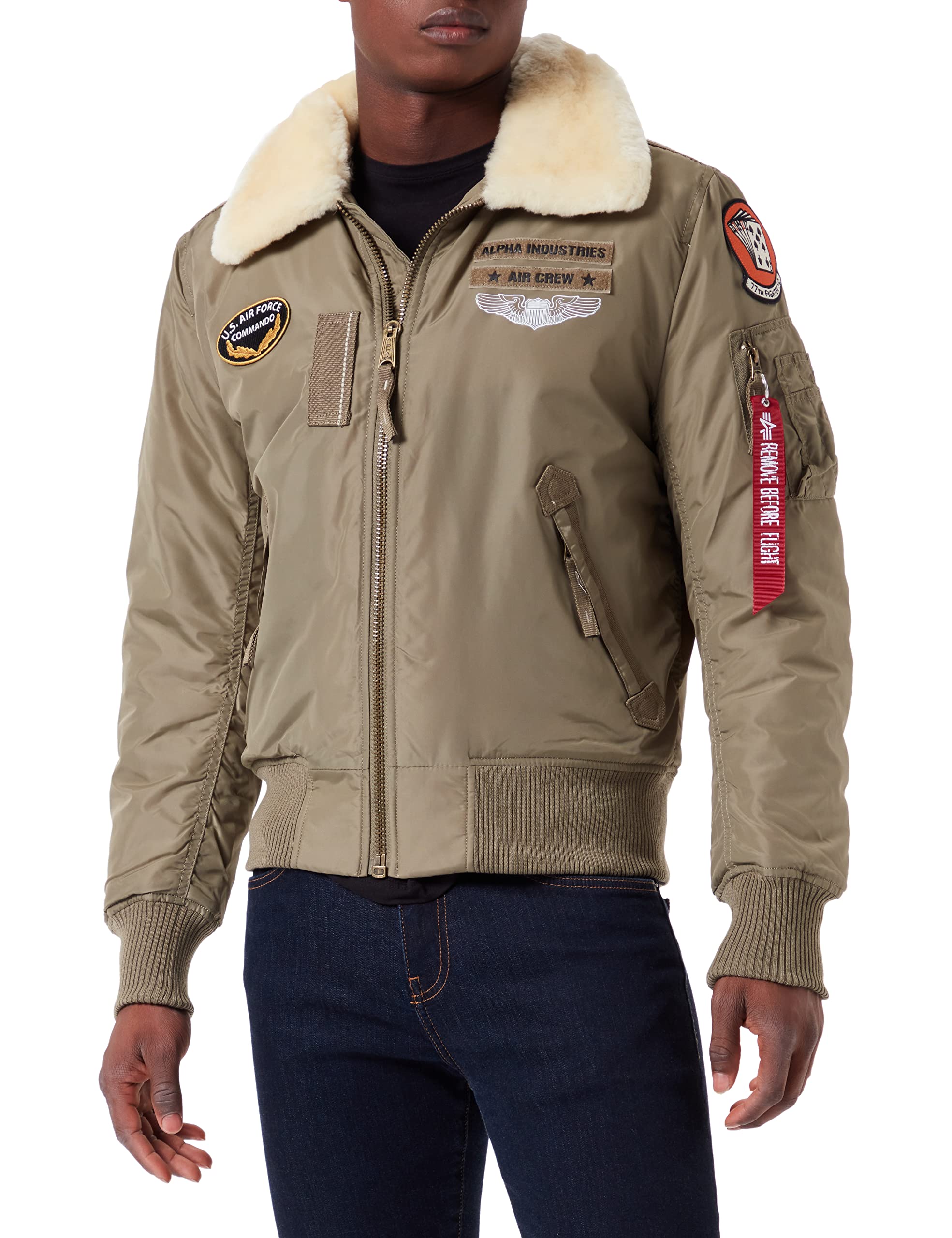 ALPHA INDUSTRIESMen's Injector Iii Air Force Jacket - Main Image