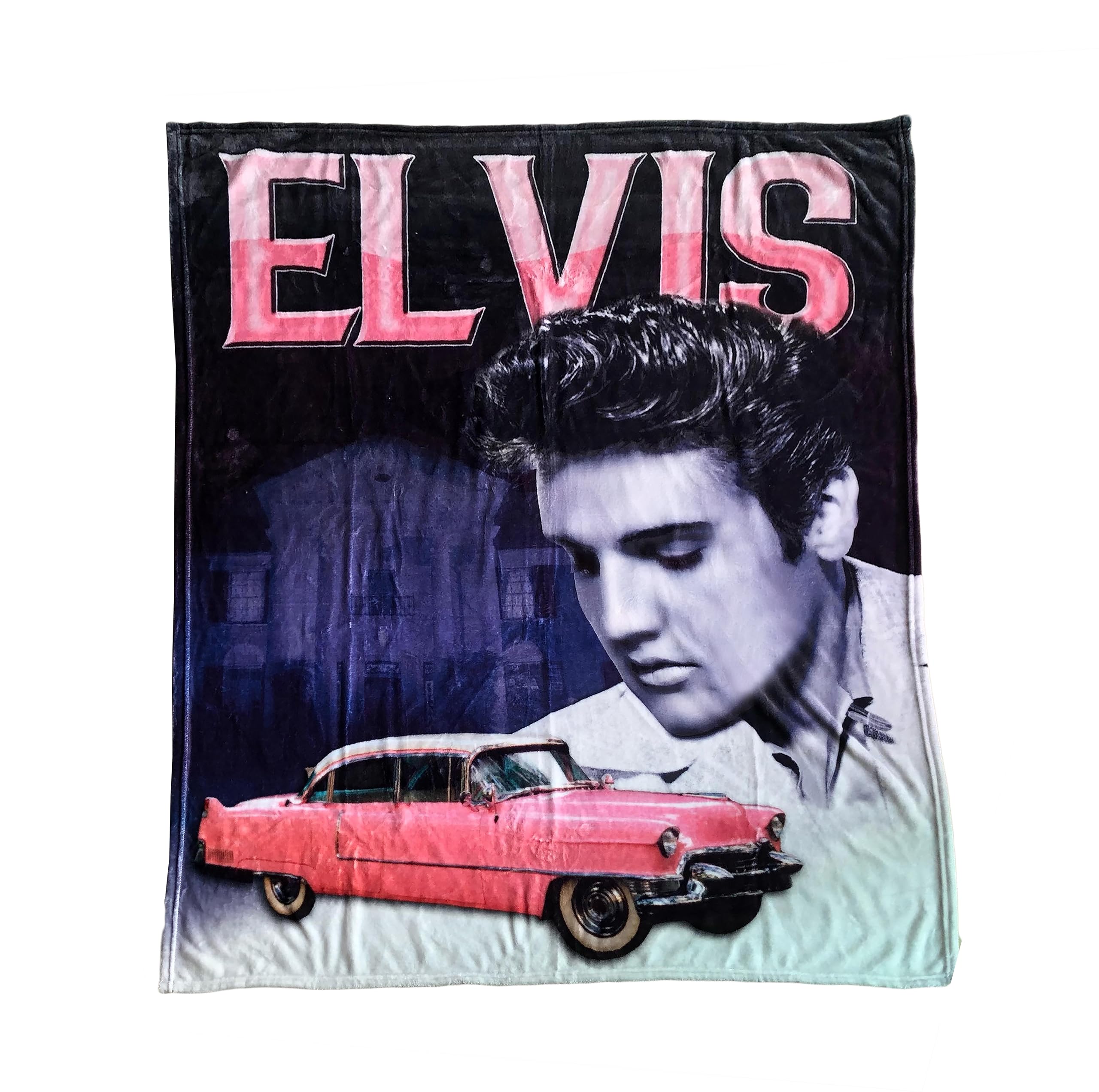 Couverture Elvis Presley pour des soirées cocooning vintage au salon