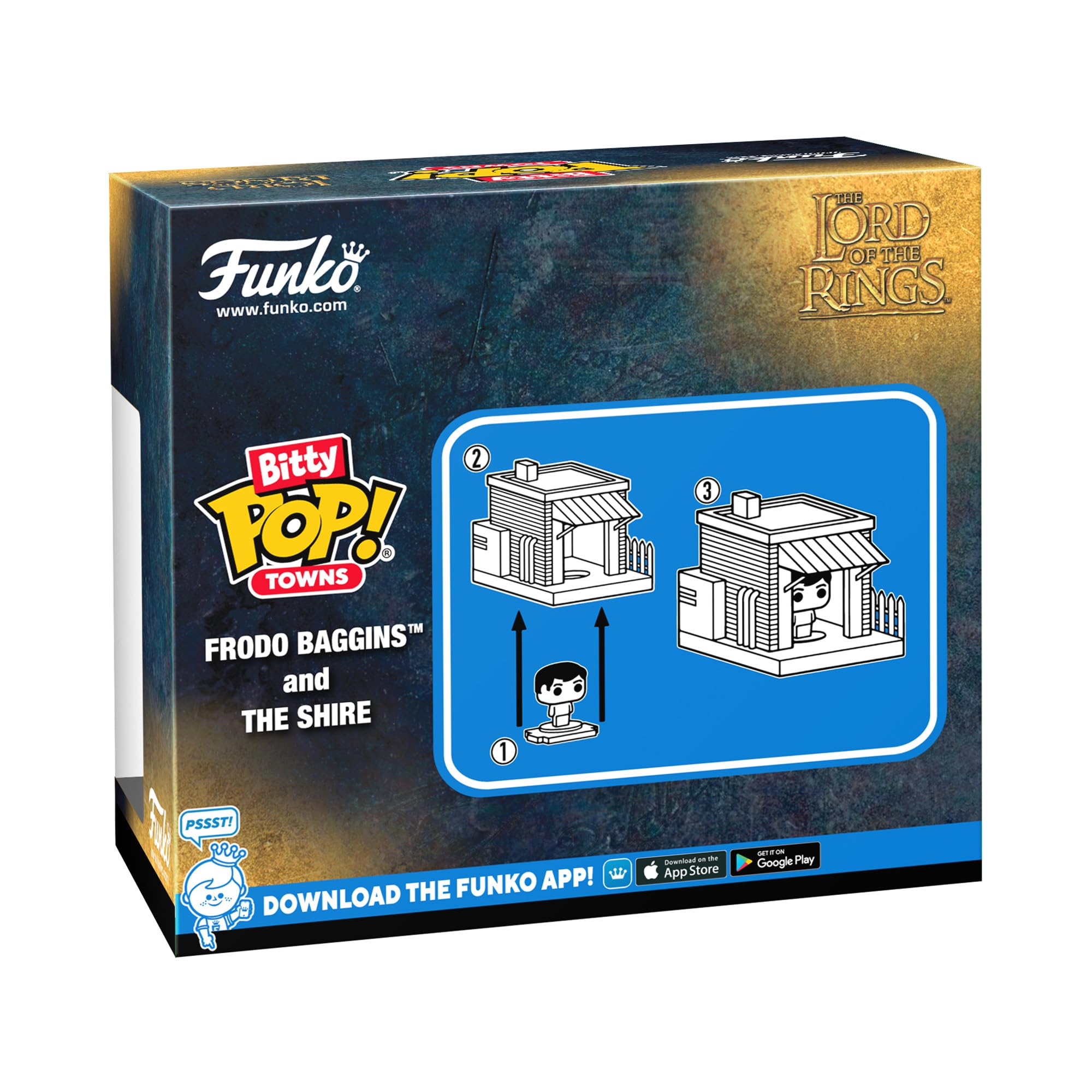 Funko Bitty POP! Town: The Lord of the Rings, Frodo Baggins & The Shire, Collectable Vinyl Figure, Gift Idea - Image 2