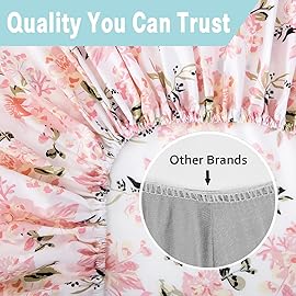 Bimocosy Crib Sheets 4 Pack, Baby Crib Sheets Fitted for Boys and Girls Breathable & Snug Fit, Soft Toddler Bed Sheets for Standard Crib Mattress Nursery Daycare Essentials, Elephant Dreams