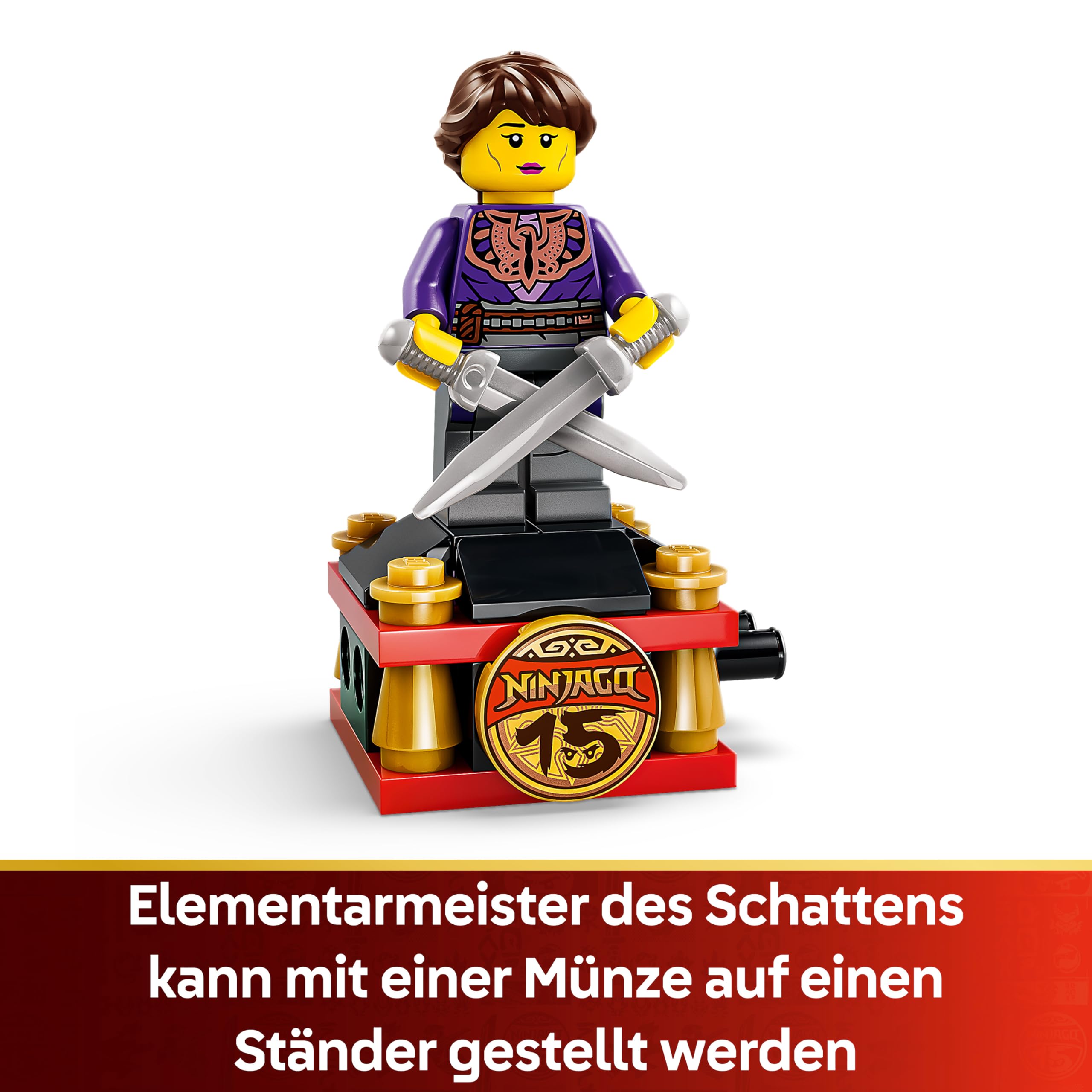 LEGO NINJAGO 15-jähriges Jubiläum: X-1 Ninja Supercar - Rennwagen Modellbau mit Motorrad und 3 Minifiguren inkl. Kai - Geschenkidee für Jungen ab 14 Jahren und Erwachsene Fans - 71867