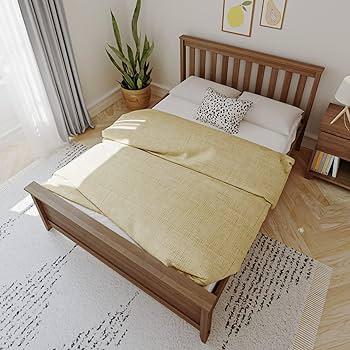 マロン Amazon.com: Max & Lily Full Size Bed Frame with Slatted