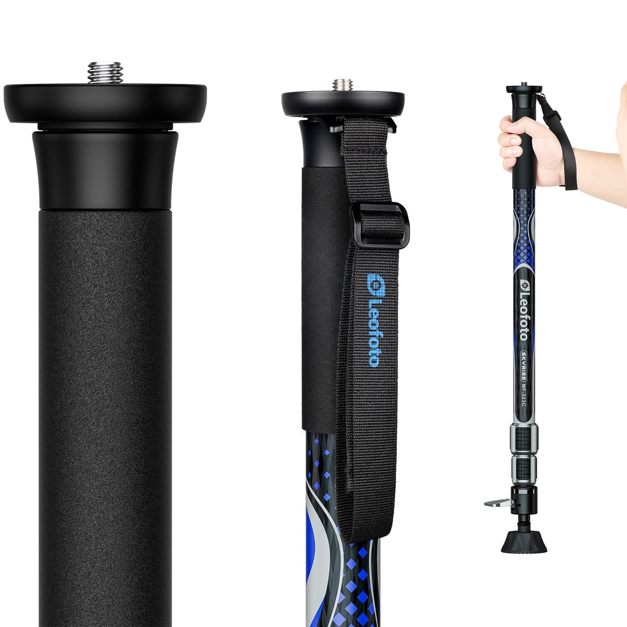 Leofoto Monopod z włókna węglowego MF-323C
