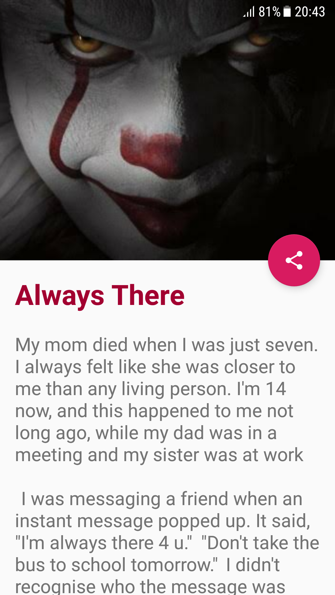 Scary Stories App on Amazon Appstore