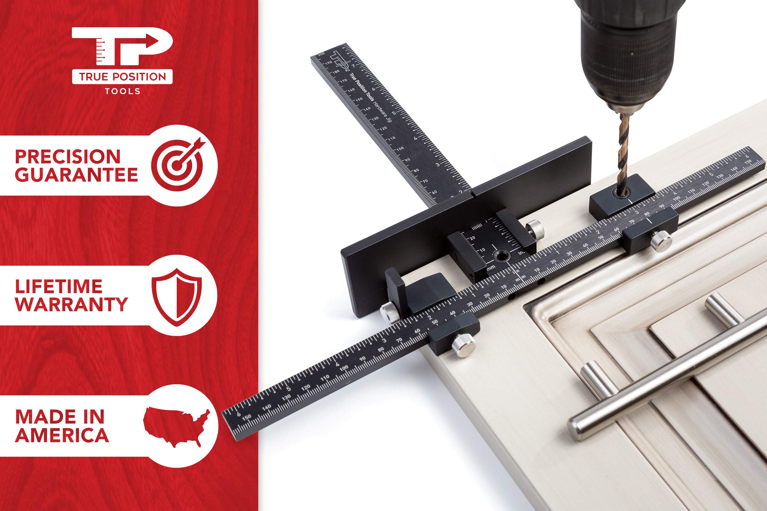Original Hardware Jig with Extended Ruler for Rapid Drawer