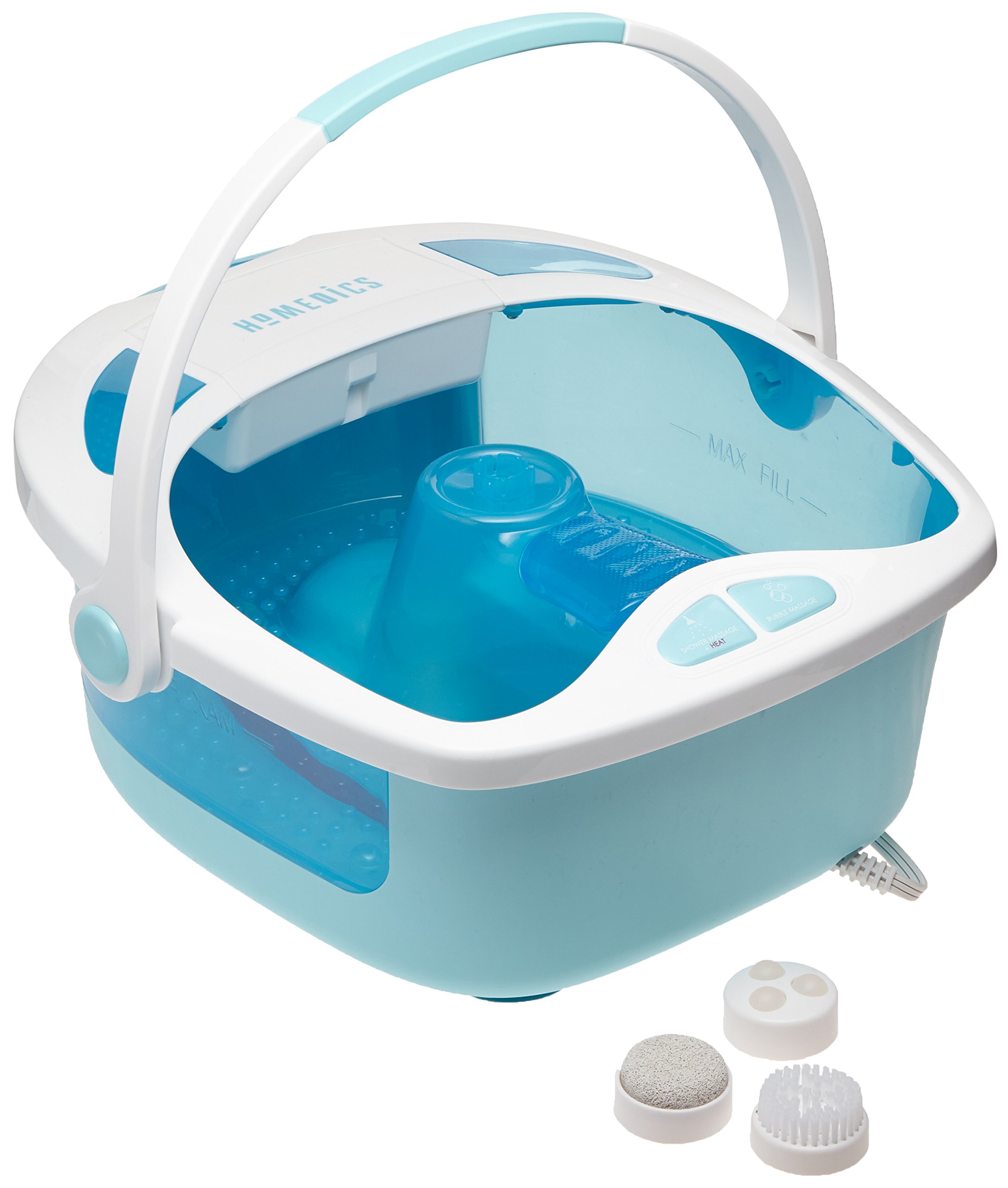 Buy HoMedics Shower Bliss Foot Spa, Shower Massage Water Jets, Pedicure Center with 3
