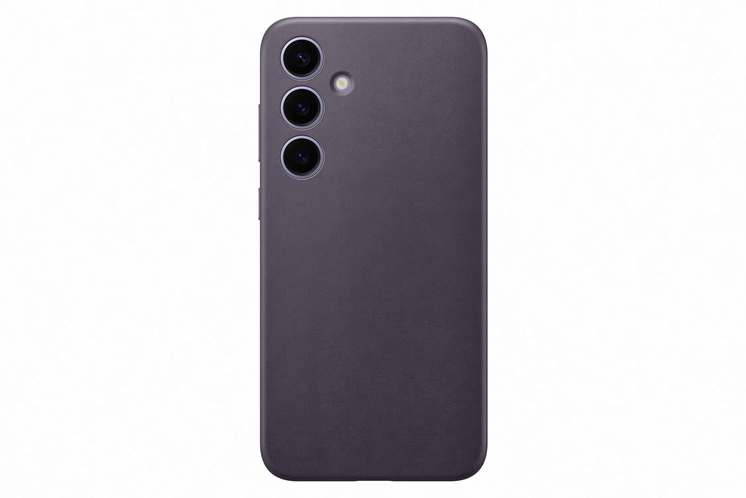 Samsung Designed for Hochuen Vegan Leather Smartphone Case GP-FPS926HC, Galaxy S24+, Handy-Hülle, Lederimitat, Schlankes Design, Dark Violet