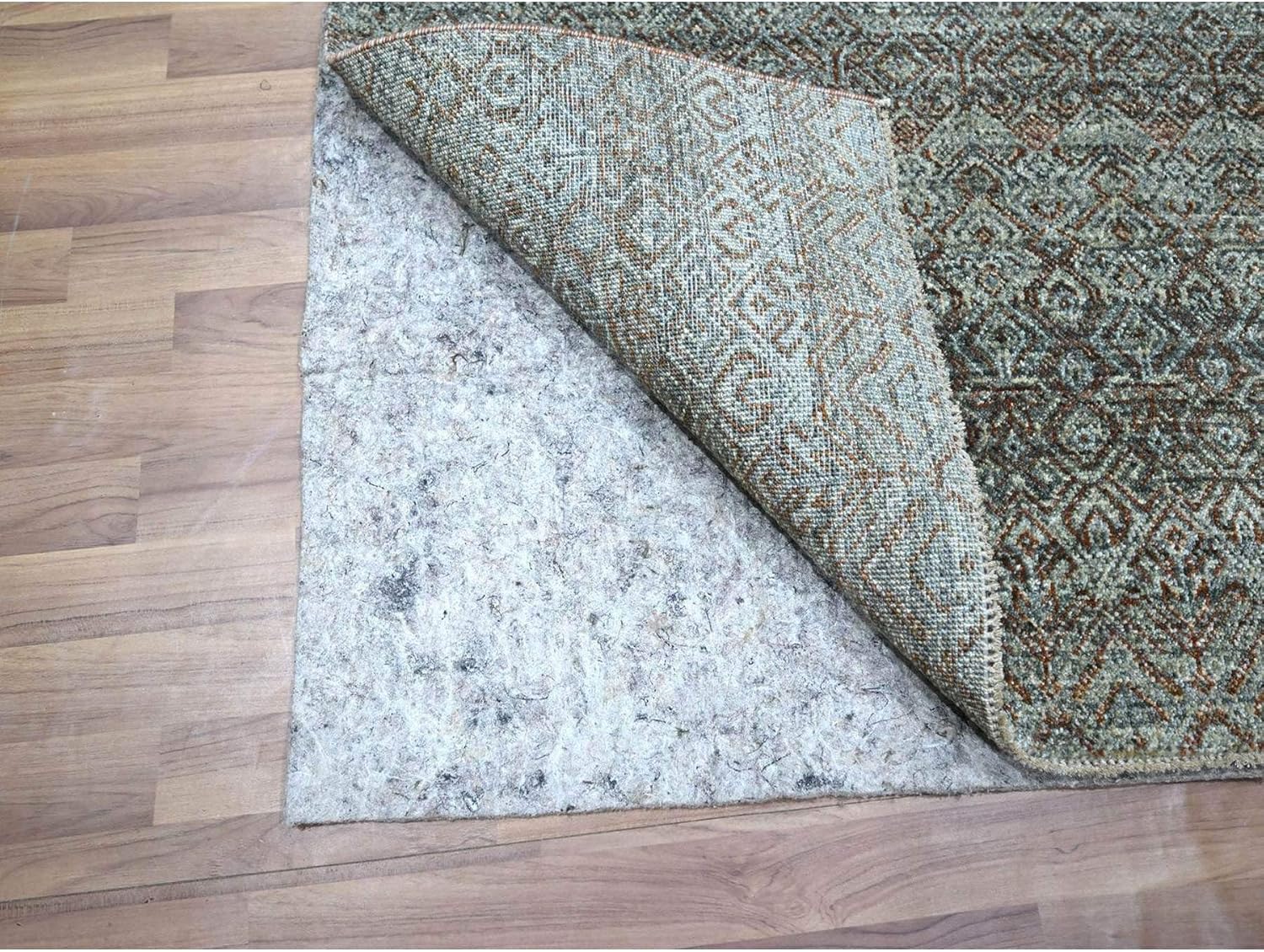 Hand Knotted Oriental Rug, Stone Gray, Soft Wool, 3'x5', Geometric Diamond Kohinoor Herat Pattern, Tone on Tone