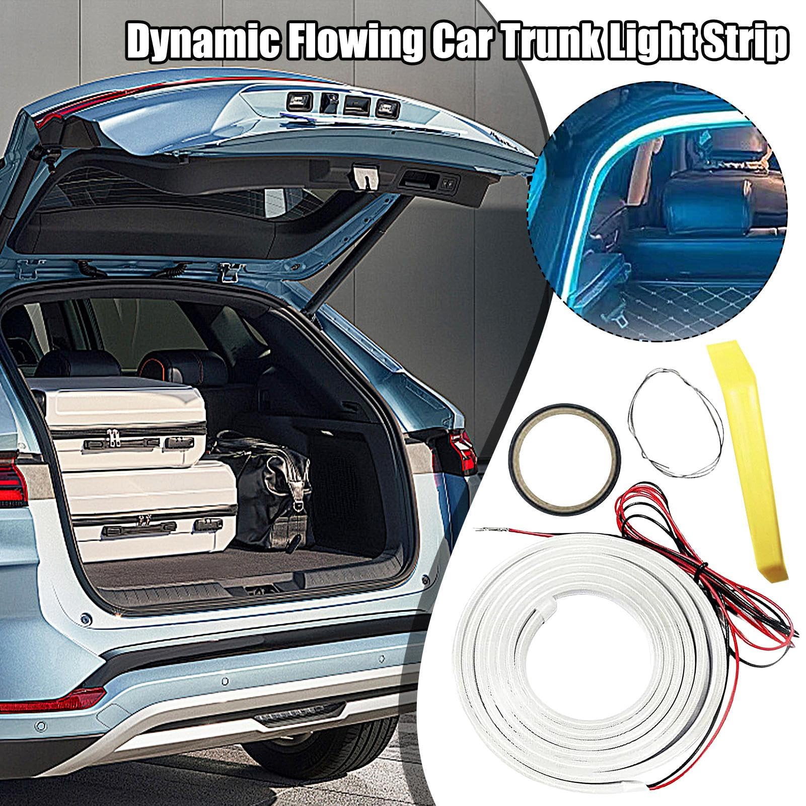Luz De Maletero para Coche - Tira de Luz para Maletero con Sensor Automático | Iluminación Dinámica para Turismos y Monovolúmenes