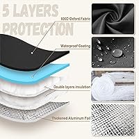 Vista 3 de Cubierta aislante para preventor de reflujo - Cubierta para disyuntor de vacío de presión de reflujo - Bolsa aislada para cubierta de reflujo