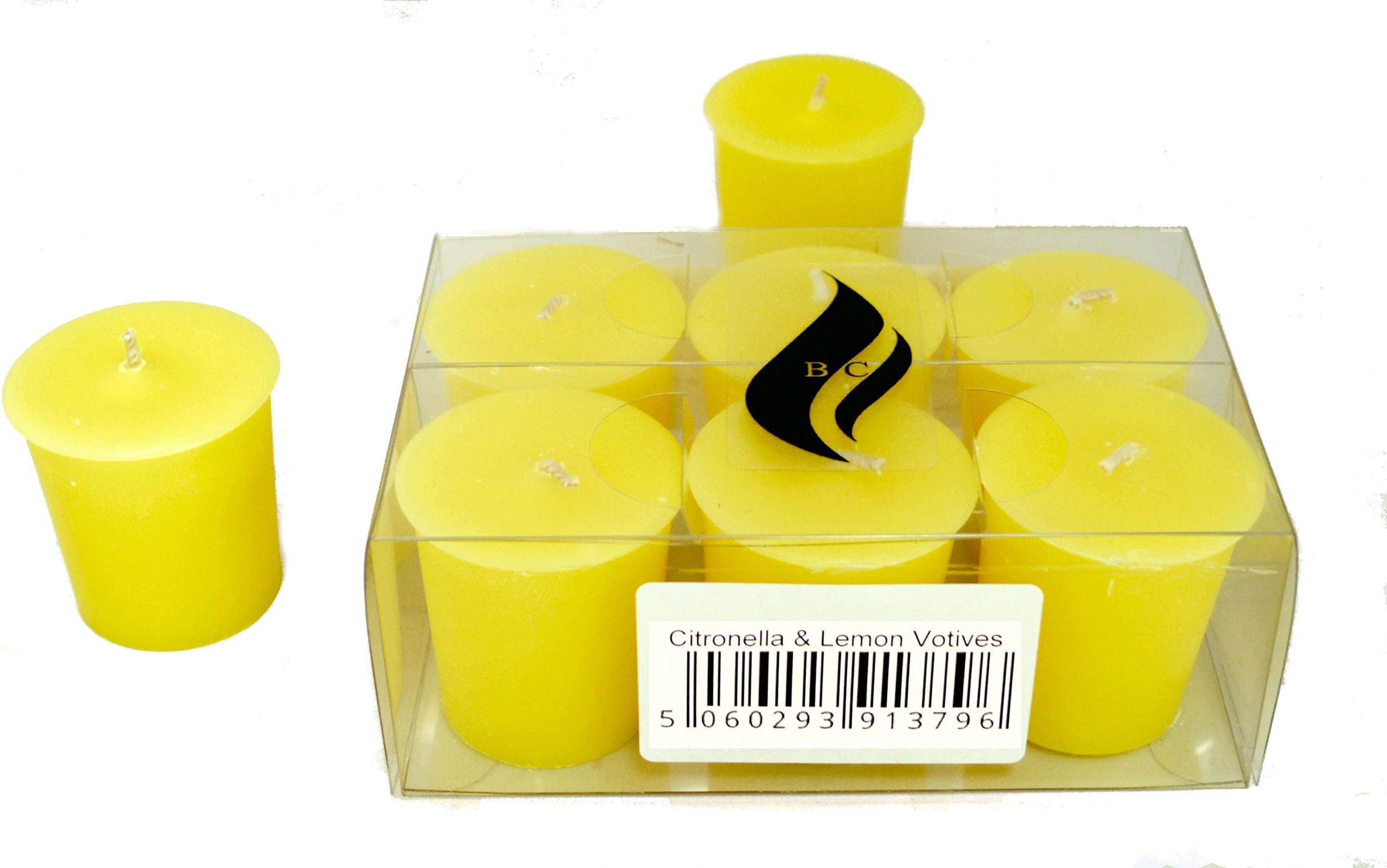 6 x Citronella and Lemon Votive Candles