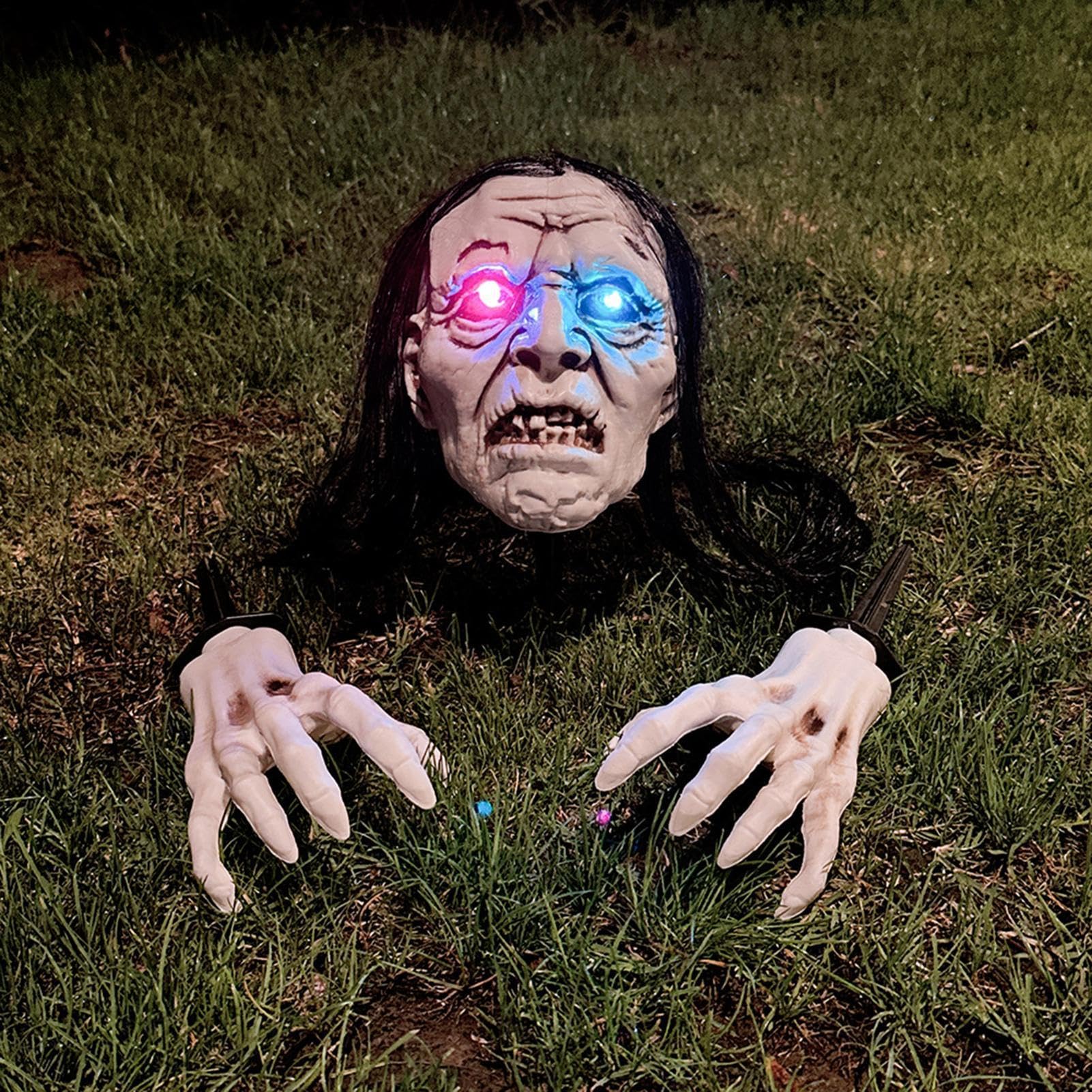Techos Esqueletos decorativos Para Jardín con ojos brillantes miedo