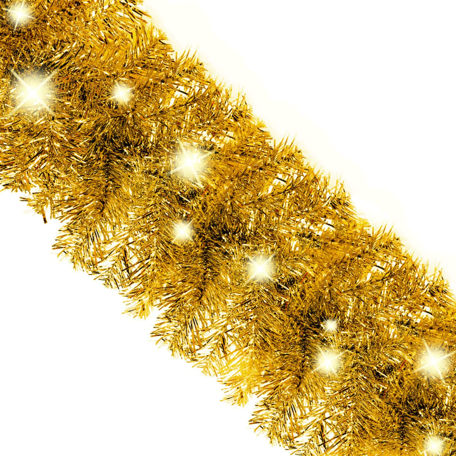 Guirnalda de Navidad con Luces LED Dorado 5 m Guirnalda Navidad Pino Decoracion Navidad