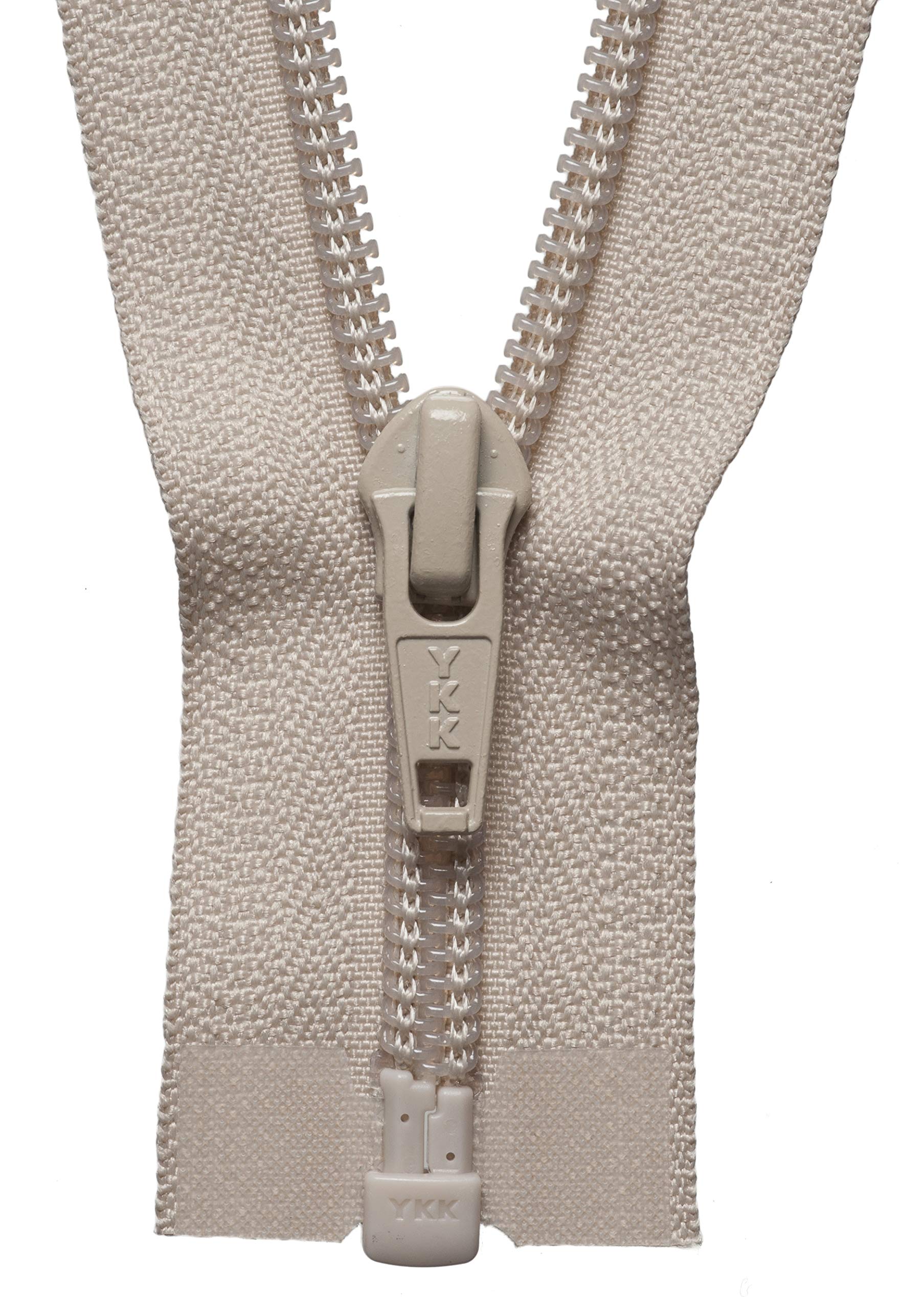 YKK Coil Zip, No. 572 Beige, 25 cm Length