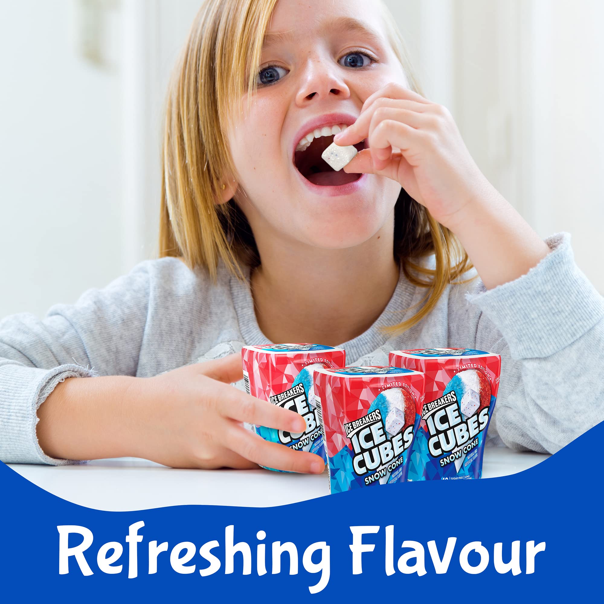 Ice Breakers Ice Cubes Limited Edition Snow Cone Sugar Free Gum