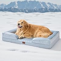 Vista 118 de Bedsure L Plus Cama ortopédica para perros grandes - Cama impermeable para perros y gatos, L Plus sofá de confort grande para perros con funda