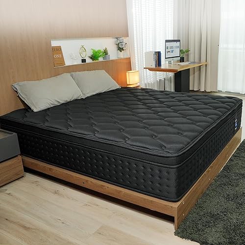 Queen Mattress, 12 Inch Hybrid Mattress in a Box, Memory
