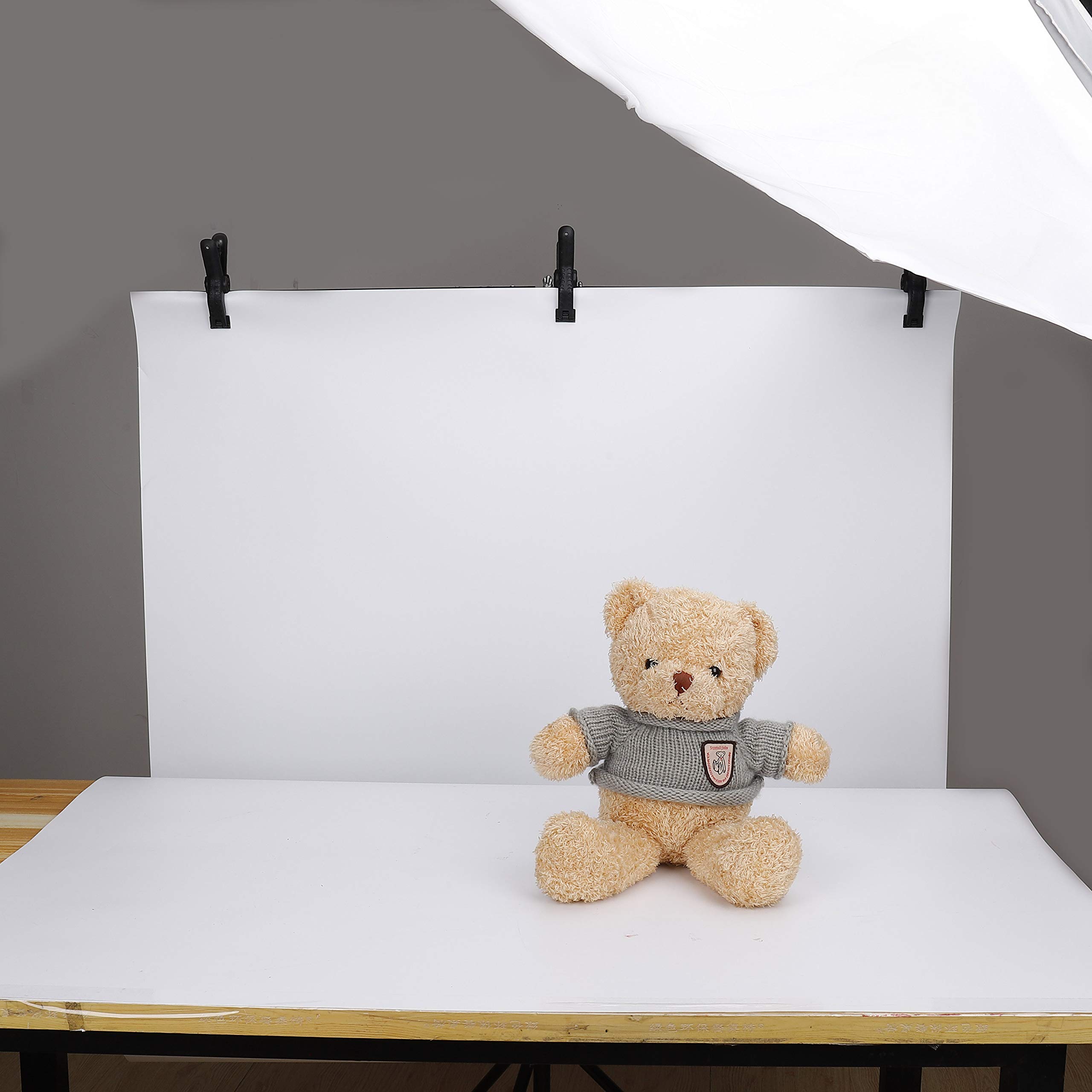 Pinces à Ressort AFASOES 8 Pièces - Pour Fond Photo Studio - Coussinets Caoutchouc - Noir