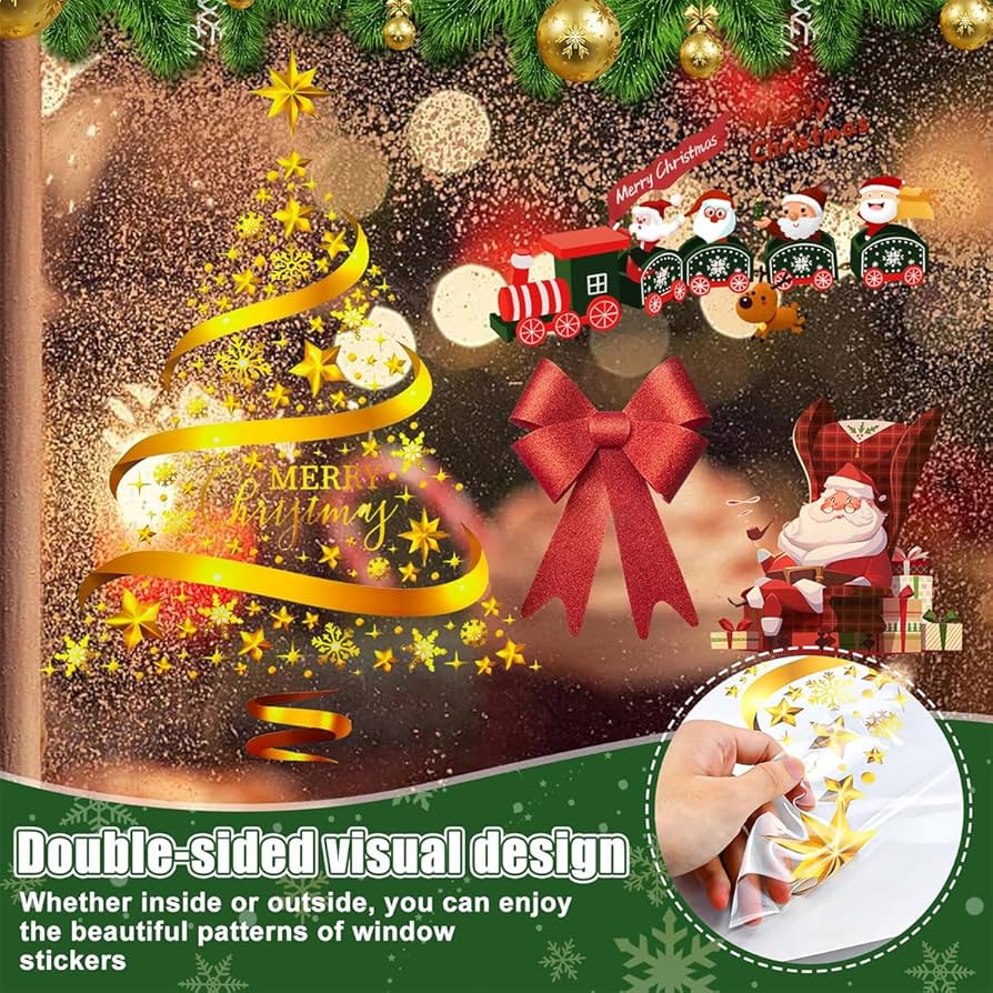 Amazon.co.jp: クリスマス 静電気 ステッカー クリスマスツリー Amazon.co.jp: クリスマス 静電気 ステッカー クリスマスツリー