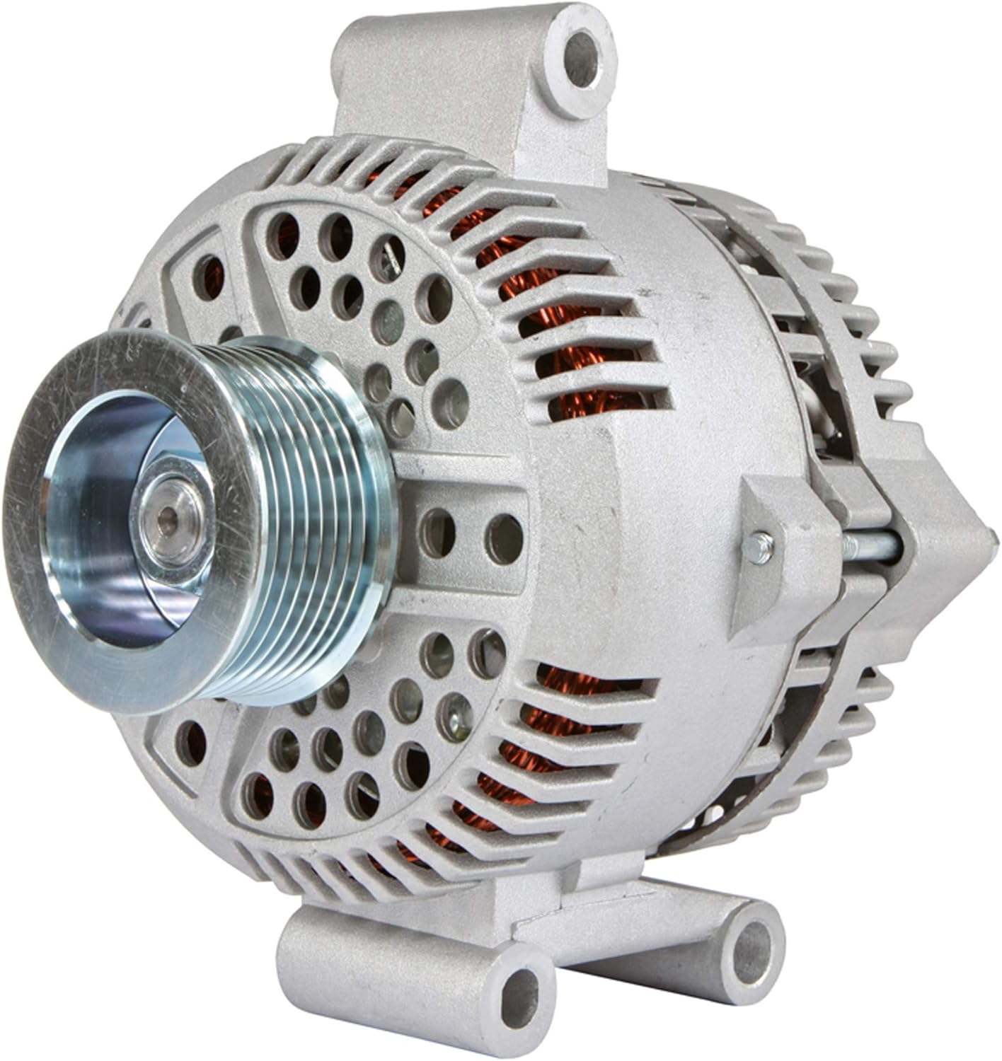 DB Electrical 400-14160 12V 130A Alternator Compatible With/Replacement For Ford E-150 Econoline 1993-2002, E-150 2002-2003, E-150 Club Wagon 2003 AL7566X, 210-5223, F5UU10300BA, Clockwise