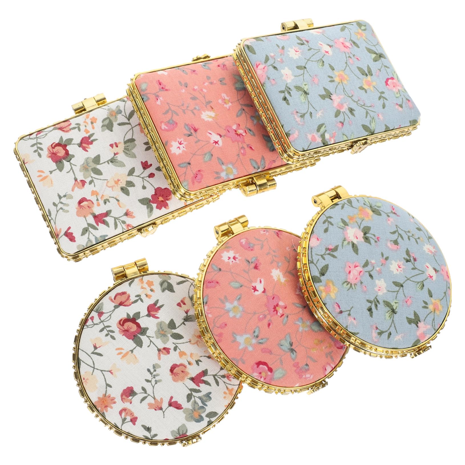 VICASKY 30 Pezzi Specchietto Borsetta Mini Compatto Portatile Specchi Pieghevoli per Viaggio Specchietti Tascabili Leggeri per Controllo Make Up Ovunque