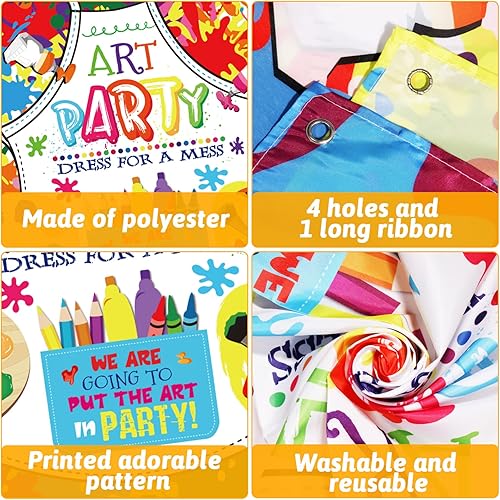 Miniatura 3 de Decoración de fondo de fiesta de pintura artística para decoración de cumpleaños, suministros para pintura artística, fiesta, pared, fotografía de